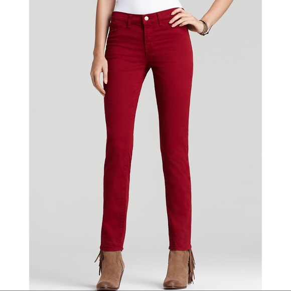 J Brand Denim - ❌SOLD❌ J Brand Skinny Leg Red Jeans Size 25 - A22